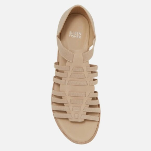 Eileen Fisher Rato Womens Casual Elastic Gladiator Sandals NWT  & box SZ 5 - Picture 6 of 7